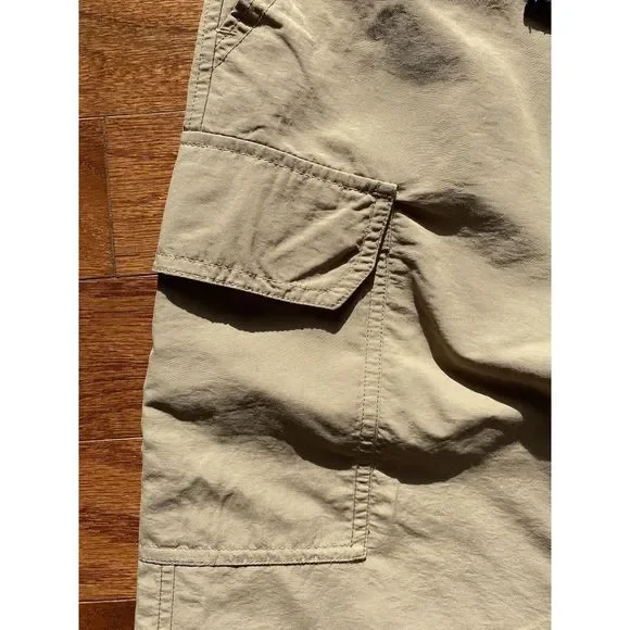 Eddie Bauer Tan Hiking Pants with Belt Size 34x32 - Picture 4 of 10